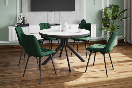 Стол ALFA 120 (ALFA 120 MARBLE CER) ALFA 120